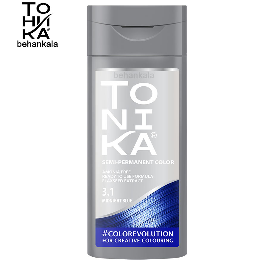 tonika hair color shampoo midnight blue 3.1 behankala