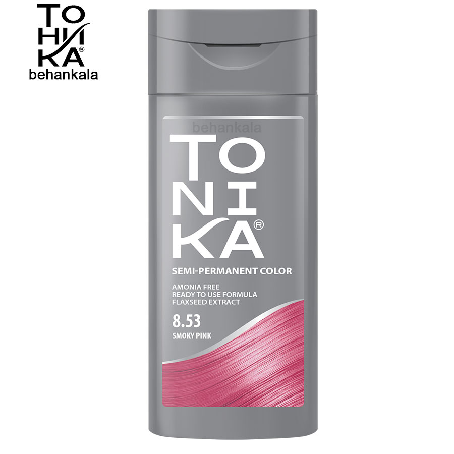 tonika hair color shampoo smoky pink 8.53 behankala