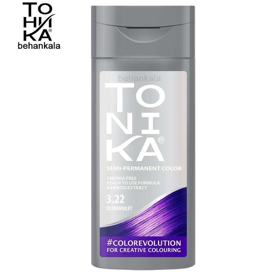 tonika hair color shampoo ultraviolet 3.22 behankala